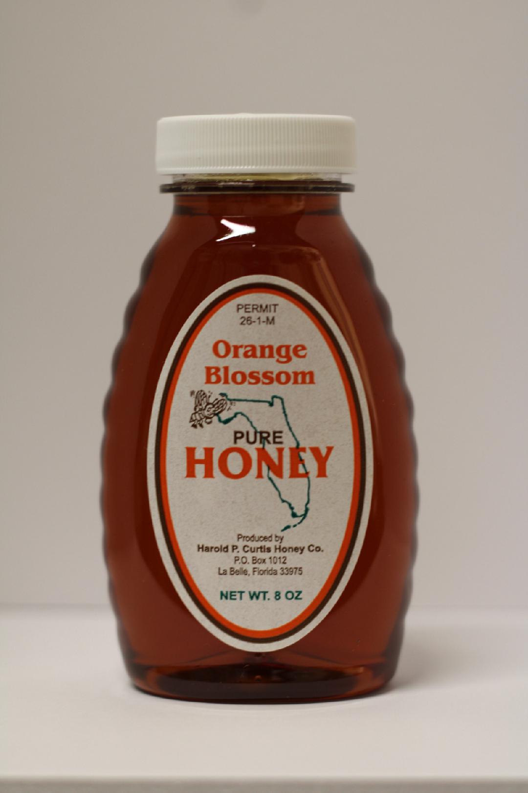 8 oz Orange Blossom Honey