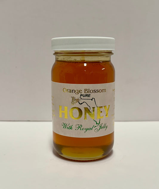 Orange Blossom Honey with Royal Jelly 10 oz.