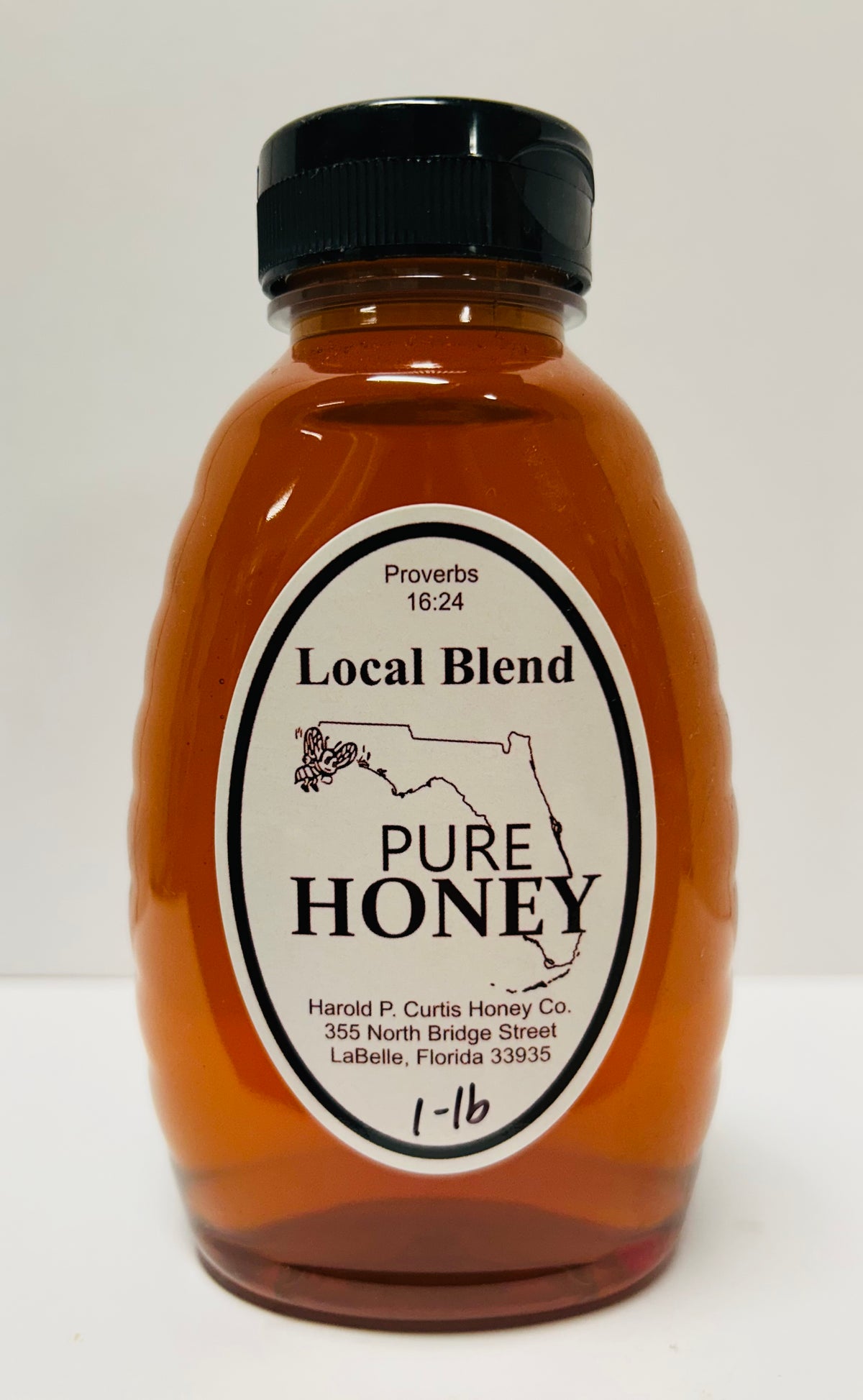 1 pound Local Blend Honey (plastic)