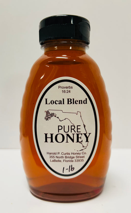 1 pound Local Blend Honey (plastic)