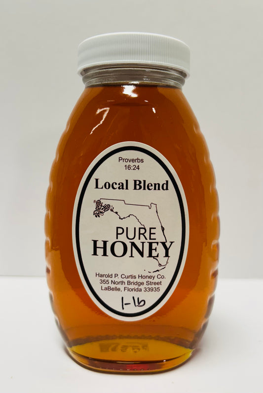 1 pound Local Blend Honey (glass)