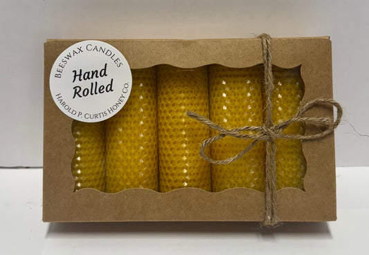 Pure Beeswax Rolled Candles