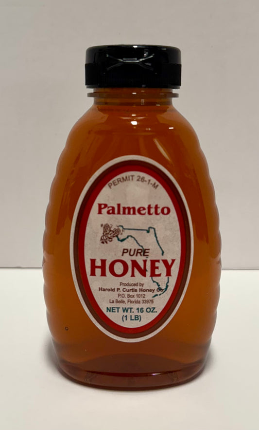 1 lb. Palmetto Honey (Plastic)