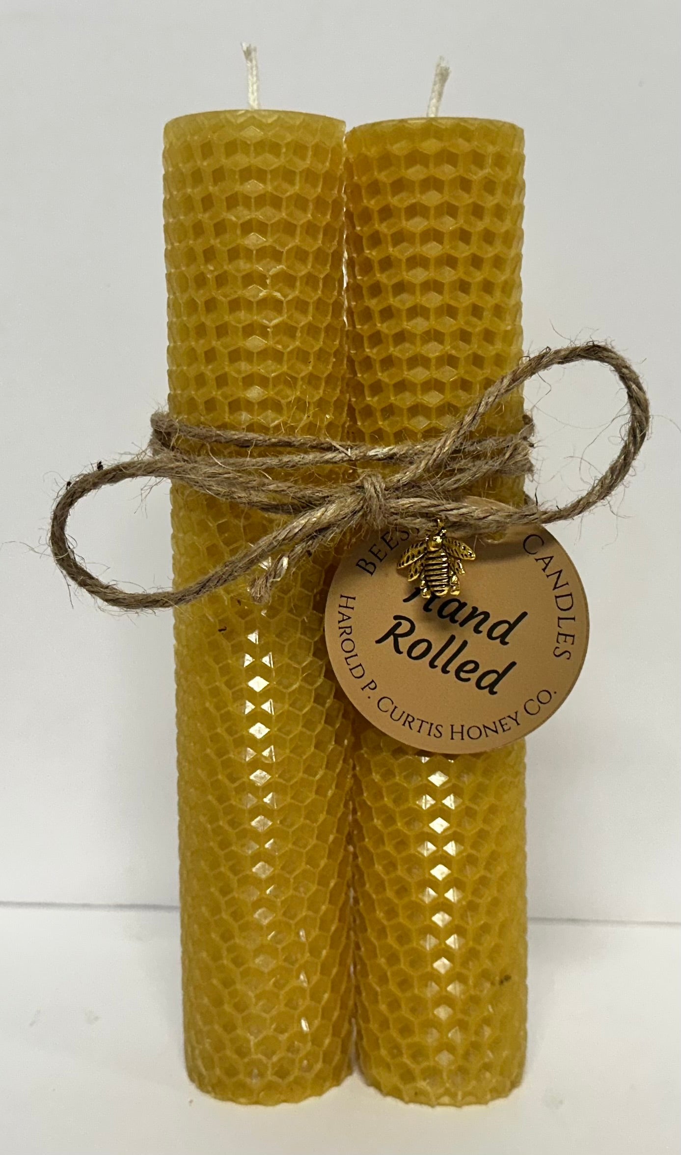 Pure Beeswax Rolled Candle