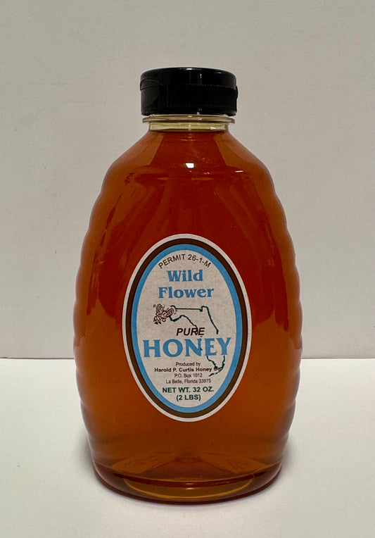 2 lb. Wildflower Honey (Plastic)