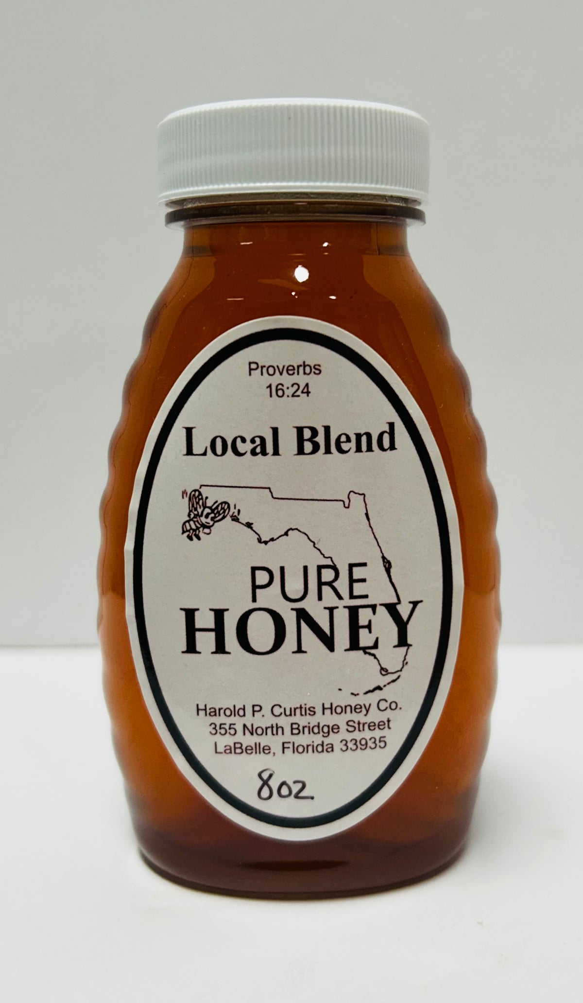 8oz Local Blend Honey (plastic)